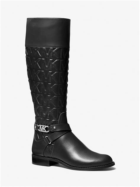 michael kors riding boots gold zipper|Michael Kors riding boots sale.